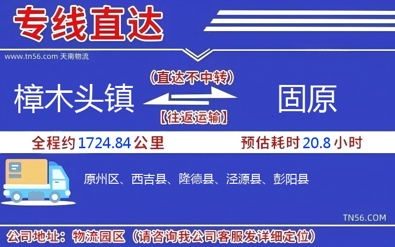 樟木頭鎮到固原物流公司 樟木頭鎮到固原物流公司