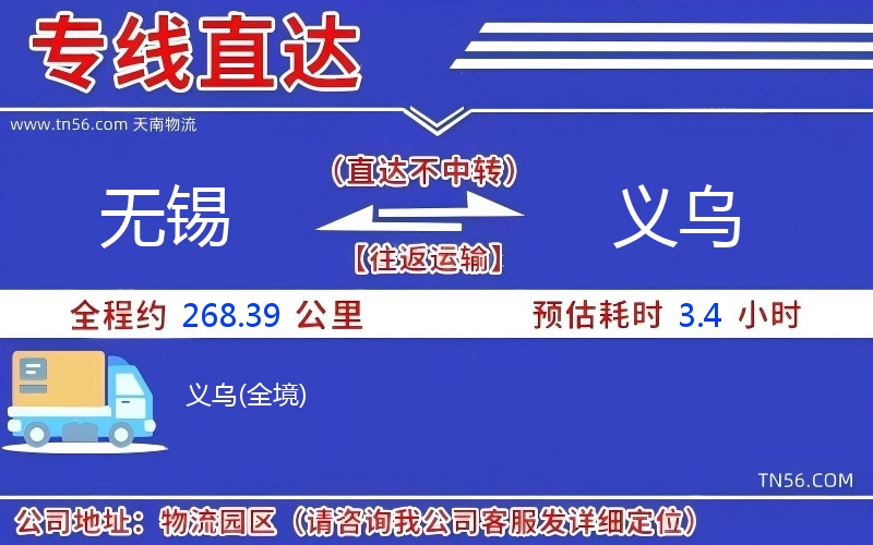 無錫到義烏物流公司 無錫到義烏物流公司